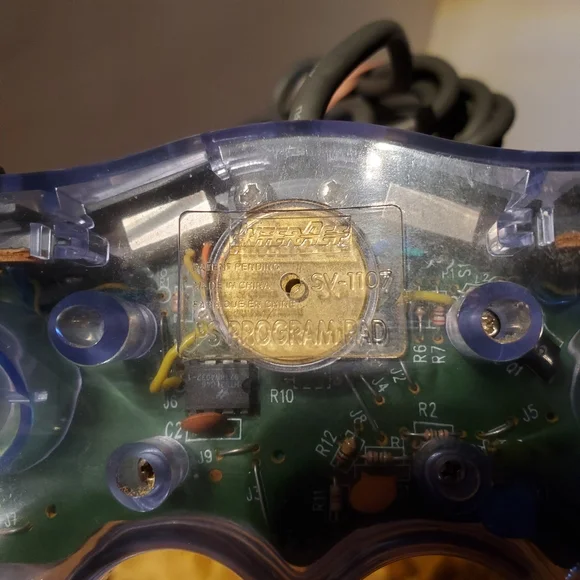 Playstation One Program Pad Clear Controller - Picture 4 of 7